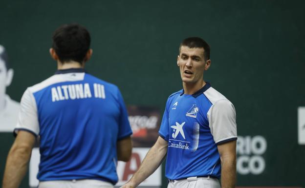 Altuna III se prueba en Idiazabal y da el visto bueno para jugar el domingo