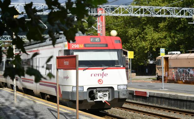 El tren entre Donostia y Andoain, sin servicio hasta el lunes