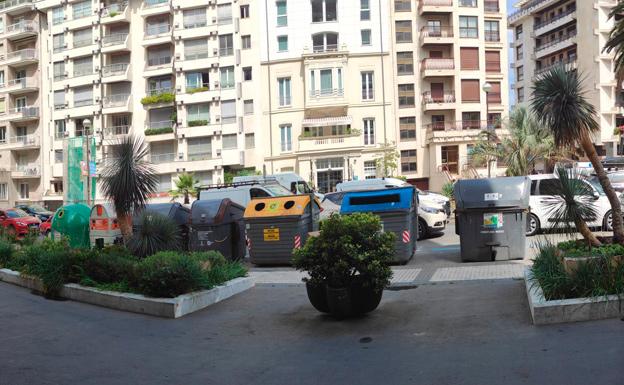 La primera vista de los turistas de un hotel