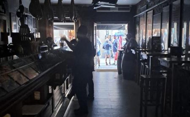 Vuelven los cortes de luz a los bares de la Parte Vieja