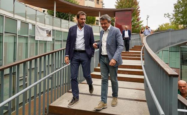 Óscar Puente, alcalde de Valladolid: «Irun me ha parecido una ciudad impecable: bonita, tranquila y próspera»
