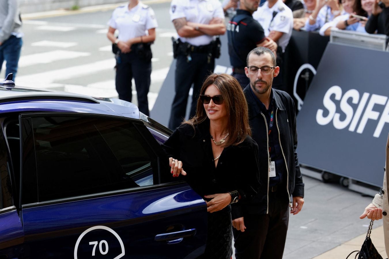 Penélope Cruz derrocha simpatía en el Zinemaldia