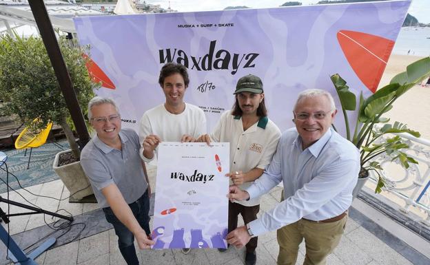 El nuevo festival Waxdayz en Sagüés ofrece clases de surf a mujeres y a discapacitados