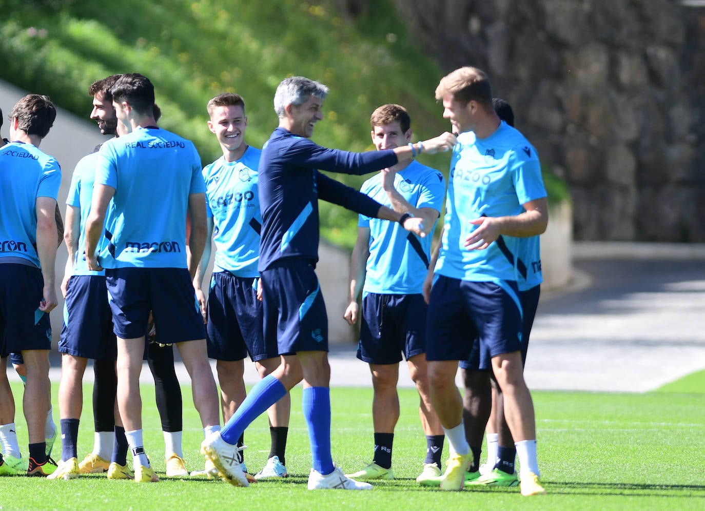 Entrenamiento de la Real Sociedad en Zubieta