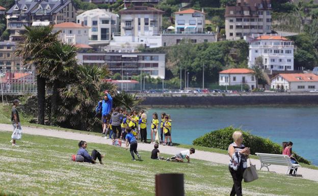 Tiempo soleado y temperaturas suaves para el comienzo de semana en Gipuzkoa