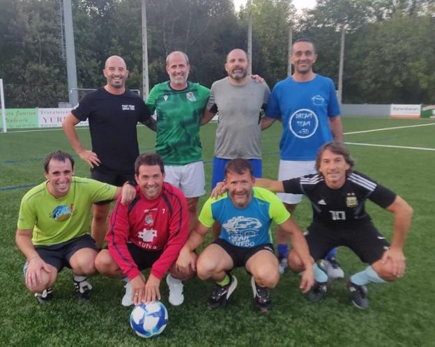 Torneo de fútbol siete con sabor argentino en Arizkorreta