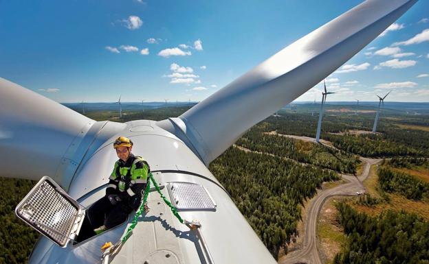 Statkraft propone para Gipuzkoa menos aerogeneradores pero más potentes con alturas de hasta 205 metros