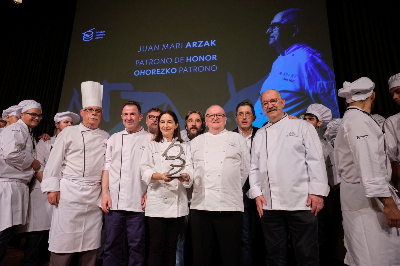 Homenaje a Arzak de la gastronomía vasca