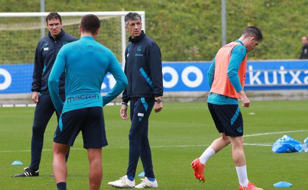 Igor Zubeldia cae antes de empezar el maratón de partidos