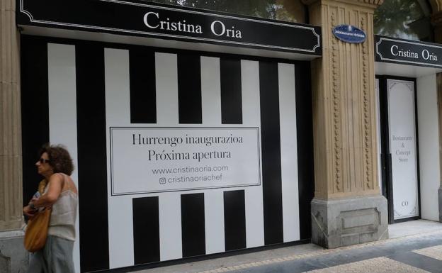 Cuenta atrás para el estreno de Cristina Oria en Donostia: el restaurante y tienda abrirán para noviembre