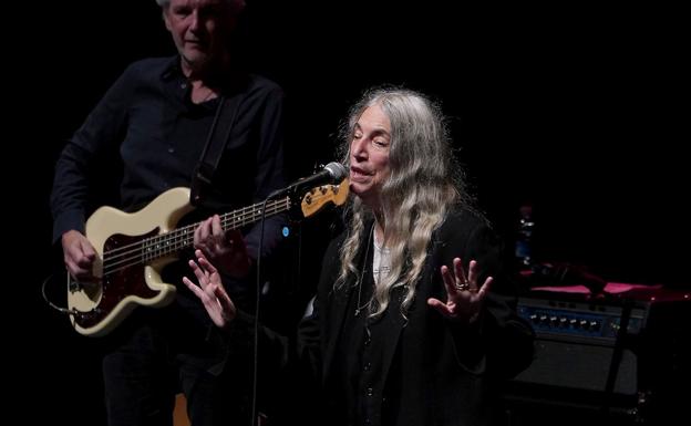 El guiño de Patti Smith a Donostia, «una ciudad preciosa que siempre he querido»