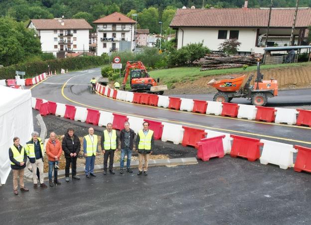 Avanzan las obras del tramo de la N-121-A desde Baztan hasta Sunbilla