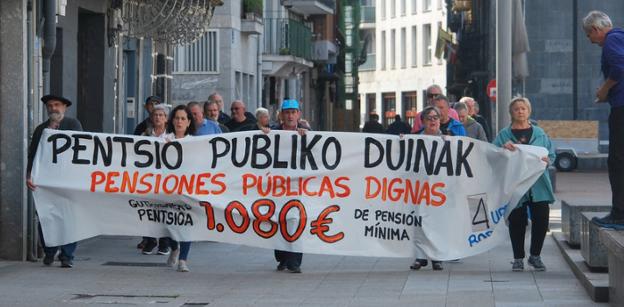 Los pensionistas volvieron a la calle con sus reivindicaciones