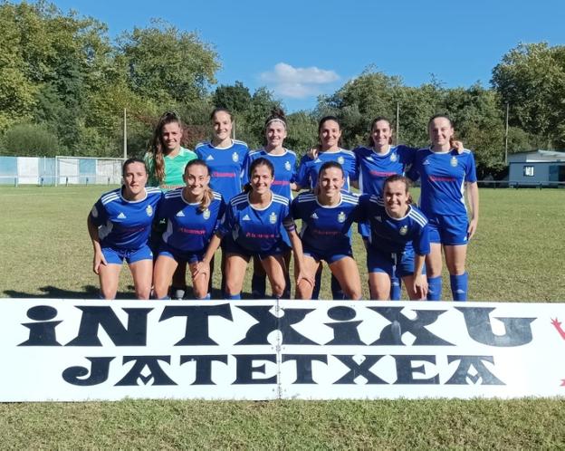 Garaipen handia lortu du OKEko emakumezko talde nagusiak, Karla Lekuona zelaian