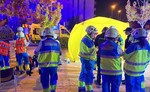 Muere un niño de cinco años por una explosión en un local de Alcorcón