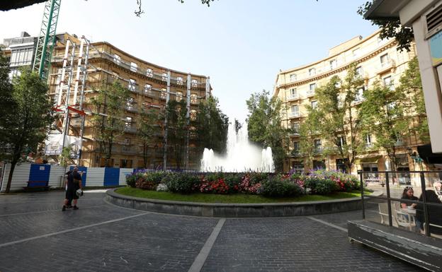 Remate al eje de la estación del Norte y el puente de María Cristina