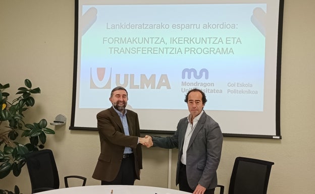 ULMA y la Escuela Politécnica Superior firman un acuerdo para cooperar en formación, investigación y talento científico tecnológico