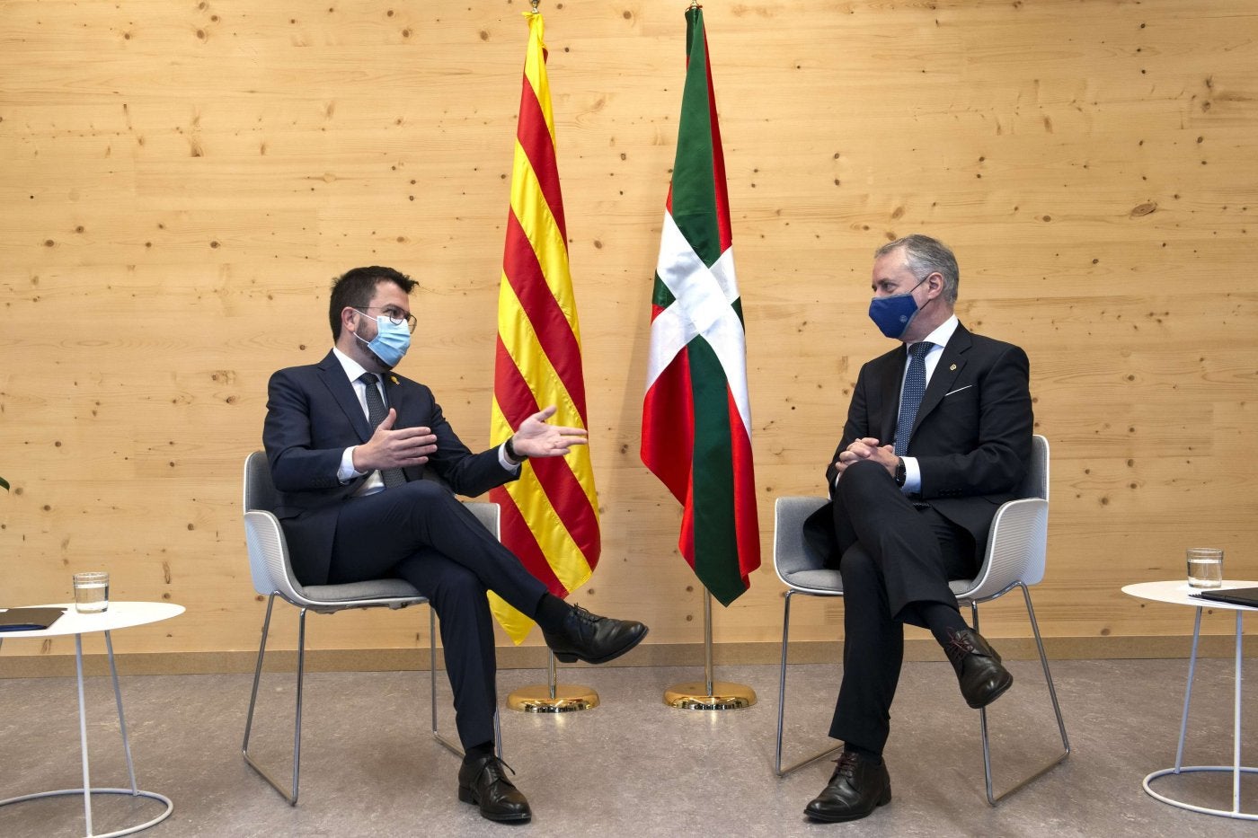 Urkullu y Aragonès rescatan la vía europea de la Claridad para posibilitar las consultas