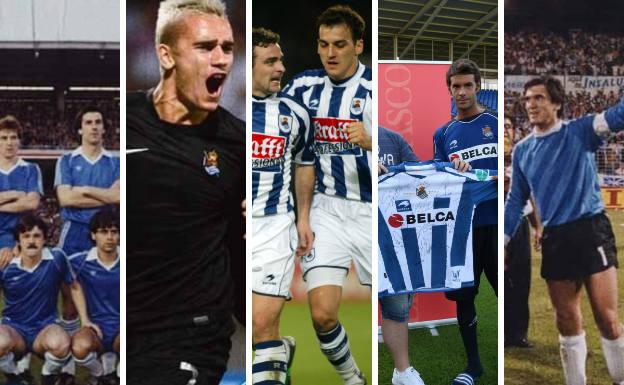 La votación para reeditar una camiseta histórica de la Real Sociedad ya ha comenzado