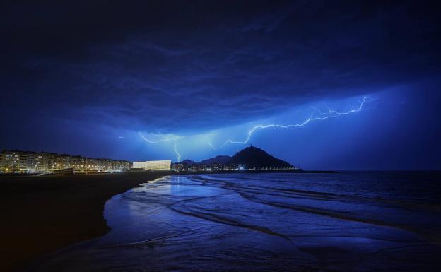 Una tormenta para aliviar el calor