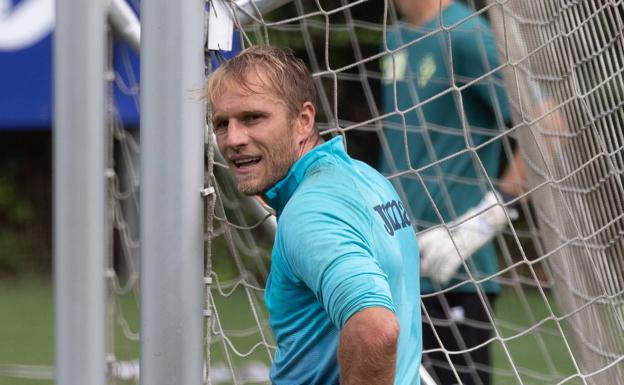 Yoel: «Queremos hacer un buen partido ante el Albacete para que nadie dude de este equipo»