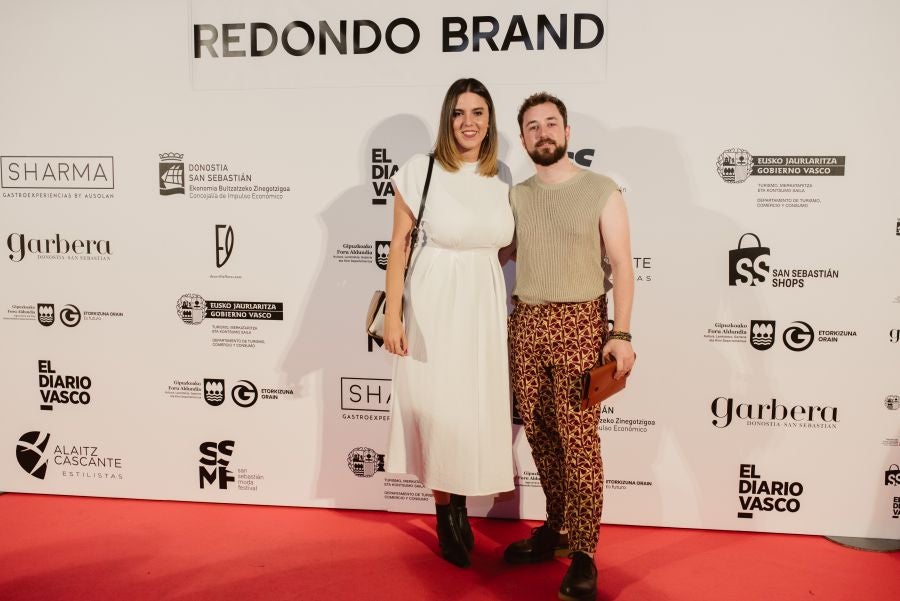 Photocall del desfile de Redondo Brand en el Museo Balenciaga