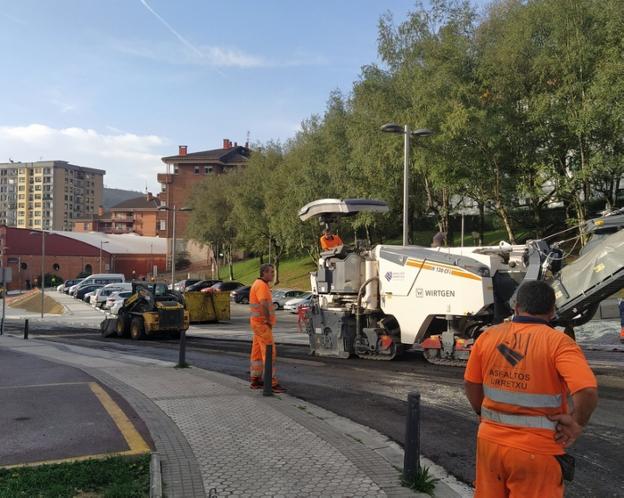 El aparcamiento de Nekolalde abierto finalizadas las obras de remodelación