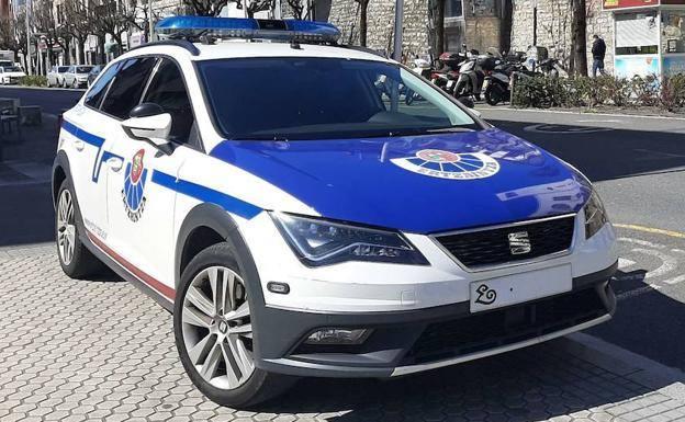 Detenido un hombre tras darse a la fuga de un control policial con un coche robado en Donostia