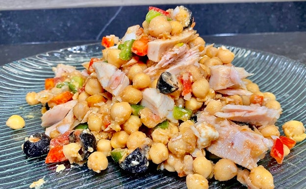 Receta de ensalada de garbanzos