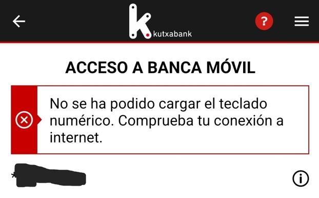 La banca móvil de Kutxabank vuelve a funcionar tras sufrir una caída de más de cinco horas