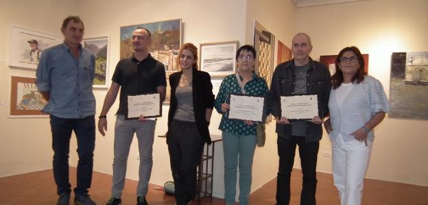 'Reencuentros', del donostiarra Aitor Rentería ganador del certámen de pintura
