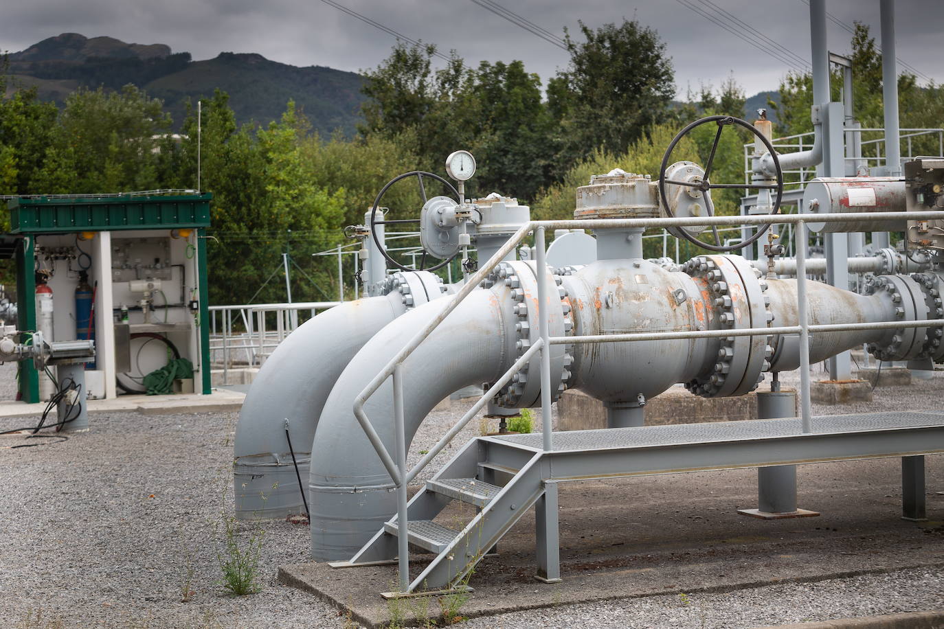 Todo a punto para que el tubo de Irun envíe más gas a Europa a partir del martes