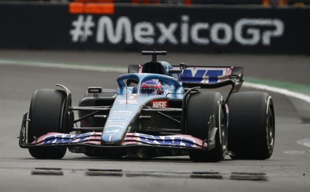 Fernando Alonso, during the Mexican Grand Prix dispute, in which he ended up leaving. 
