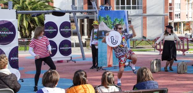 Euskaraldiaren ekitaldi nagusia egingo dute gaur goizean Zubitxo plazan