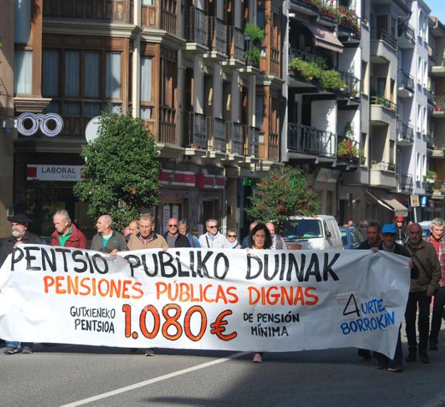 Los jubilados volvieron a manifestarse