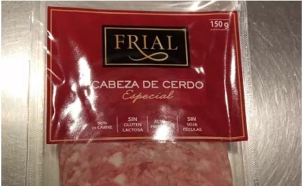 Detectan listeria en un lote del producto 'Cabeza de cerdo Especial' de la marca Frial en Euskadi