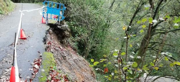 Se reparará el tramo de carretera entre los caseríos Erreka y Mikeligartza