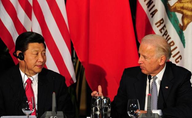 The presidents of the US, Joe Biden, and China, Xi Jinping, held a meeting in Los Angeles last February.