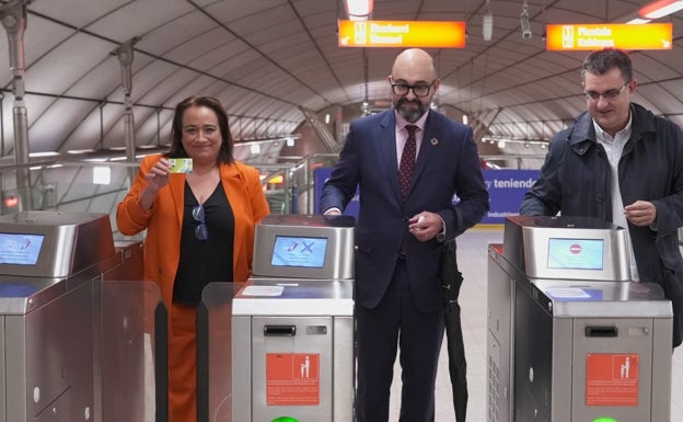 Los titulares de la Mugi pagan desde hoy entre 0,48 y 0,62 euros en Metro Bilbao