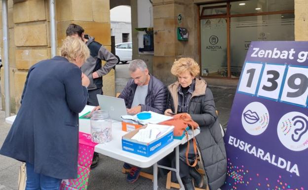 Último día para apuntarse al Euskaraldia en Azkoitia