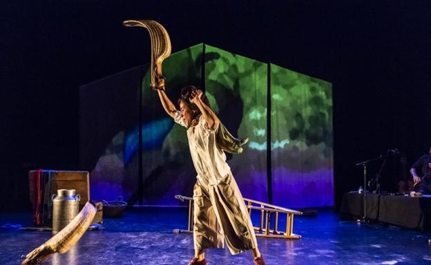 Markeliñe representa este sábado su obra 'Ganbara' en Seminarixoa