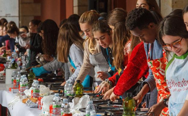 El concurso de bacalao infantil abre el programa de fiestas de San Andrés