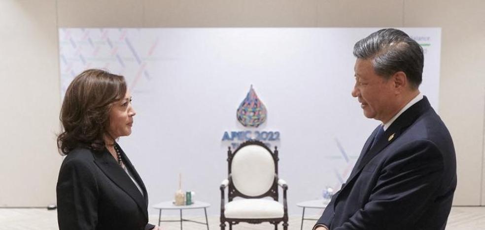 Harris meets with Xi Jinping to advocate for open communication between China and the US