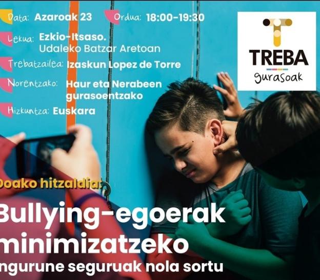 Bullying-aren inguruko hitzaldia asteazkenean