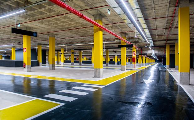 Garbera estrena 800 nuevas plazas en el parking cubierto