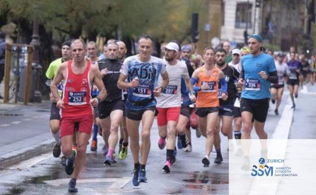 Las afecciones al tráfico en Donostia por la celebración de la maratón