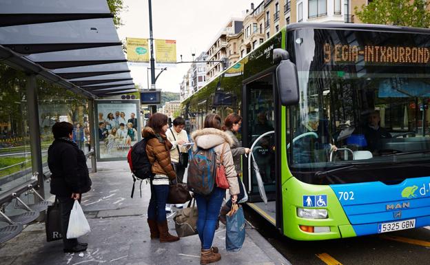Así quedan los descuentos en el transporte público en Gipuzkoa para 2023