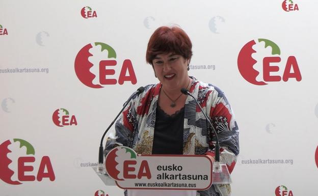 Eba Blanco: «La solución para EA no es ir a patalear a un juzgado, es aceptar lo que dice la mayoría»