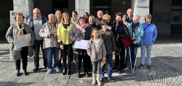 Homenaje a once donantes de sangre de Amasa-Villabona, Zizurkil y Aduna