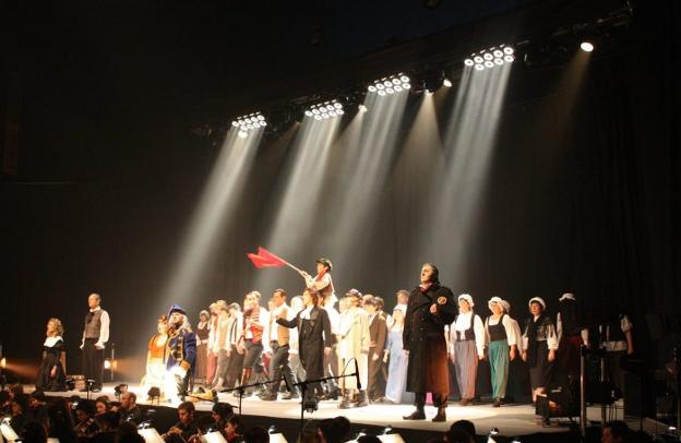 El musical 'Bretxa', a un mes de su estreno en el Teatro Victoria Eugenia